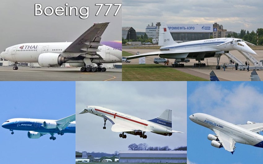 fastest commercial planes